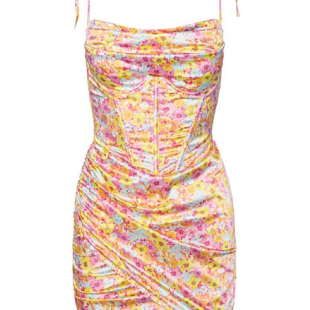 For Love & Lemons Pastel Punch Dress floral beautiful and rare